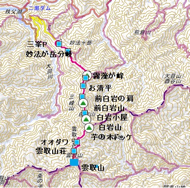 雲取山地形図23-2-20