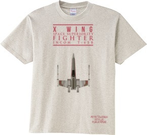 Xウィング インコムT-65B 半袖Tシャツ[5.6oz]