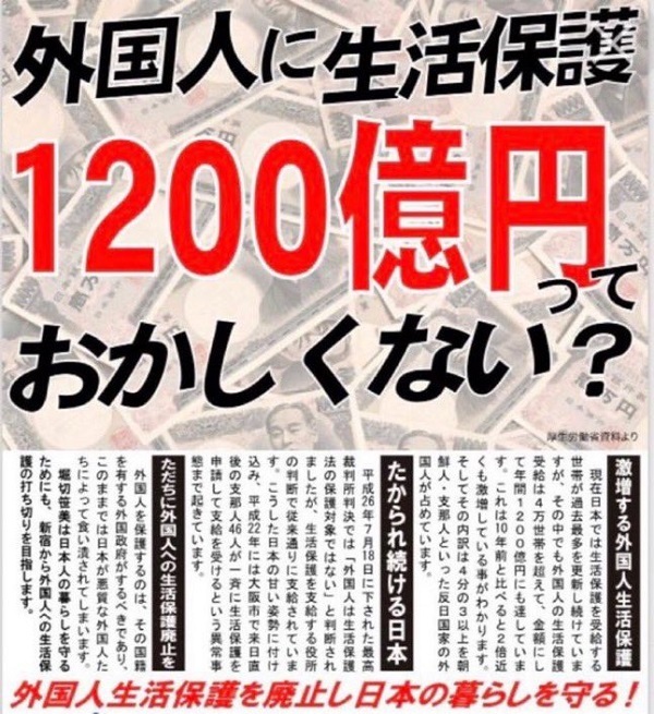 20230518神戸市の韓国人が生活保護不正受給で逮捕！杉田水脈「朝鮮人は神戸での暴力で生活保護を勝ち取った」