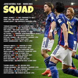 Japans squad list for upcoming friendlies against Uruguay and Colombia