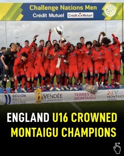 England u16s who beat Japan on penalties to win the Mondial Montaigu 2023