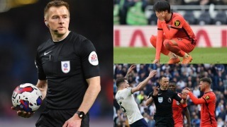 Referee Michael Salisbury has been stood down for the next round of Premier League fixtures following his failure to recommend a review for a penalty decision during Brighton’s 2-1 defeat to Tottenham