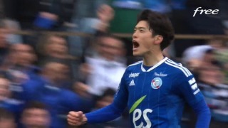 Yuito Suzuki only needed 14 minutes to score his first goal with RCSA in Ligue 1