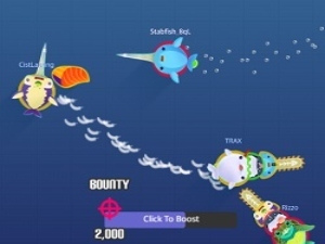 イッカク魚のマルチプレイアクション【Stabfish.io】