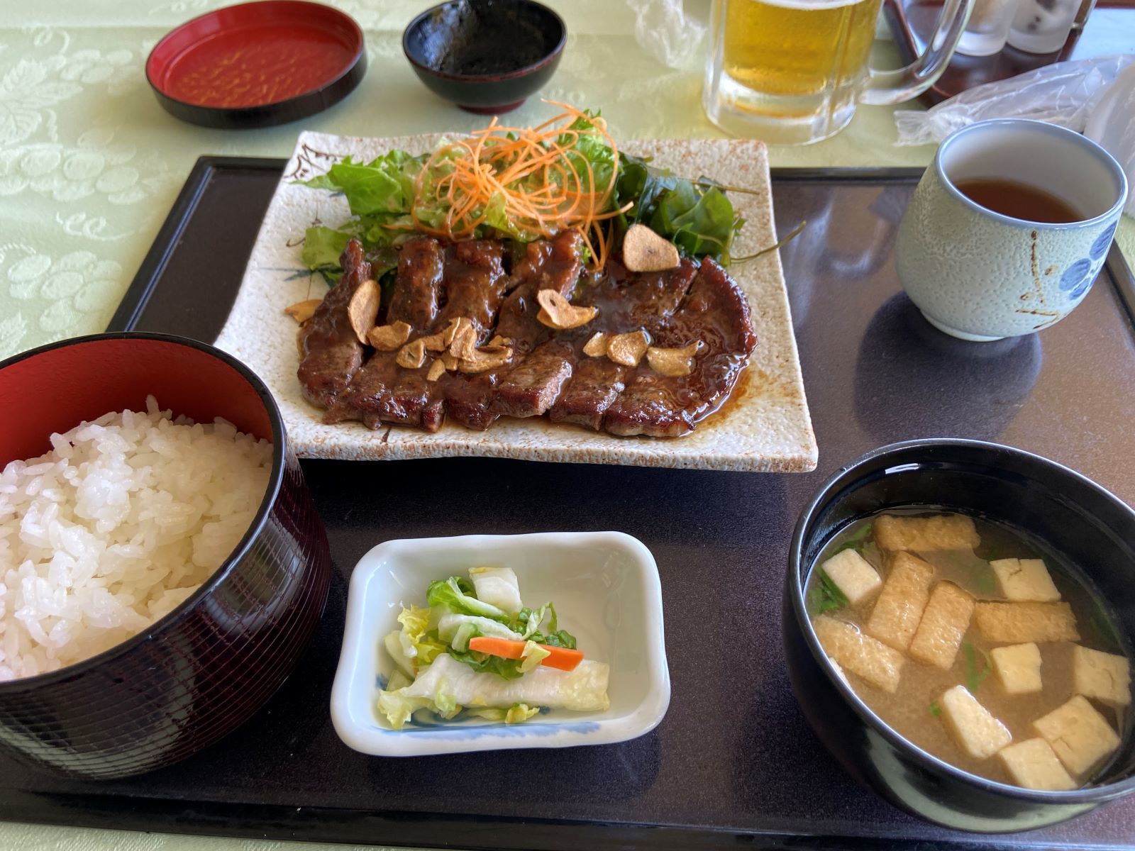 城崎カンツリークラブ　レストラン　ステーキ定食