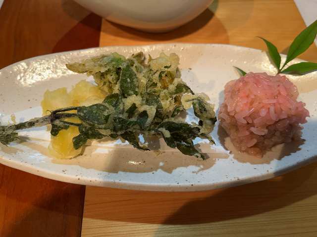 ディナー19天ぷらと桜シウマイ